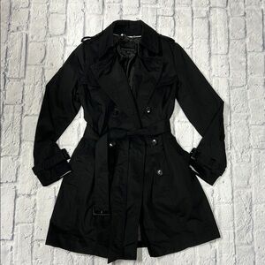 Banana Republic Classic Black Trench Coat